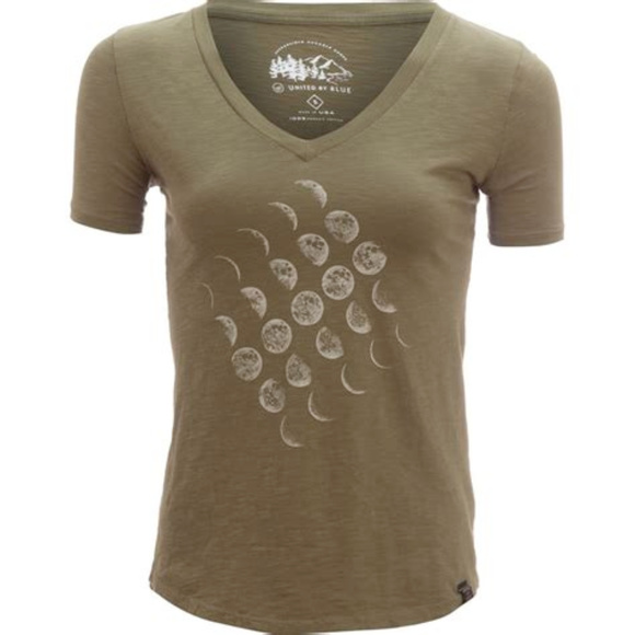 United By Blue Tops - United By Blue Olive Moon Cycle Shirt